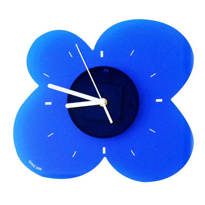 Floral Acrylic Silent Wall Deco Clock