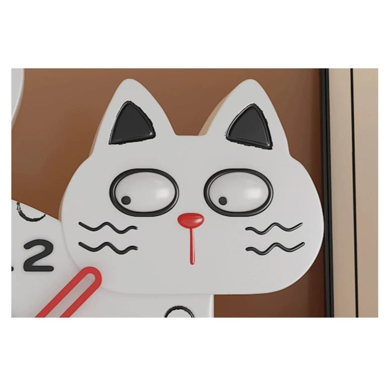 Cute Cat Kids Bedroom Table Silent Clock