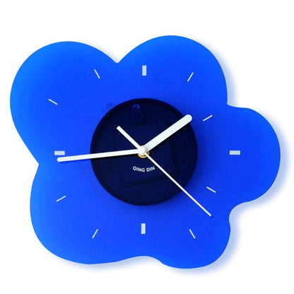 Floral Acrylic Silent Wall Deco Clock