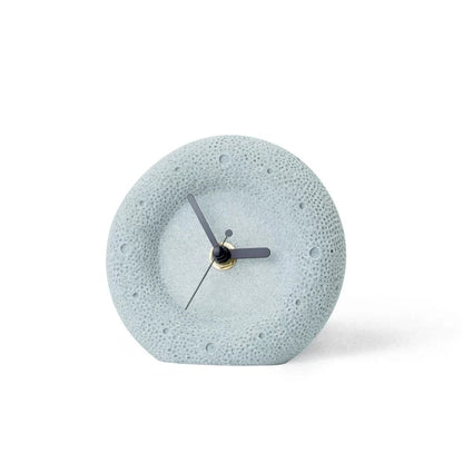 Nordic Sandstone Minimalist Desktop Silent Clock