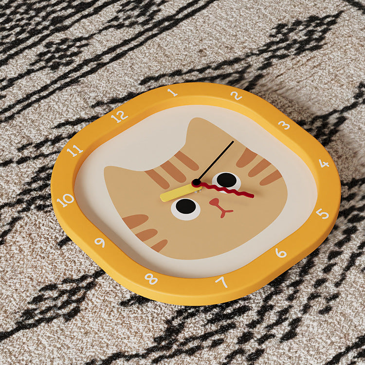 Cute Cat Kids Bedroom Pendulum Clock