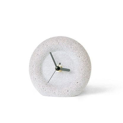 Nordic Sandstone Minimalist Desktop Silent Clock