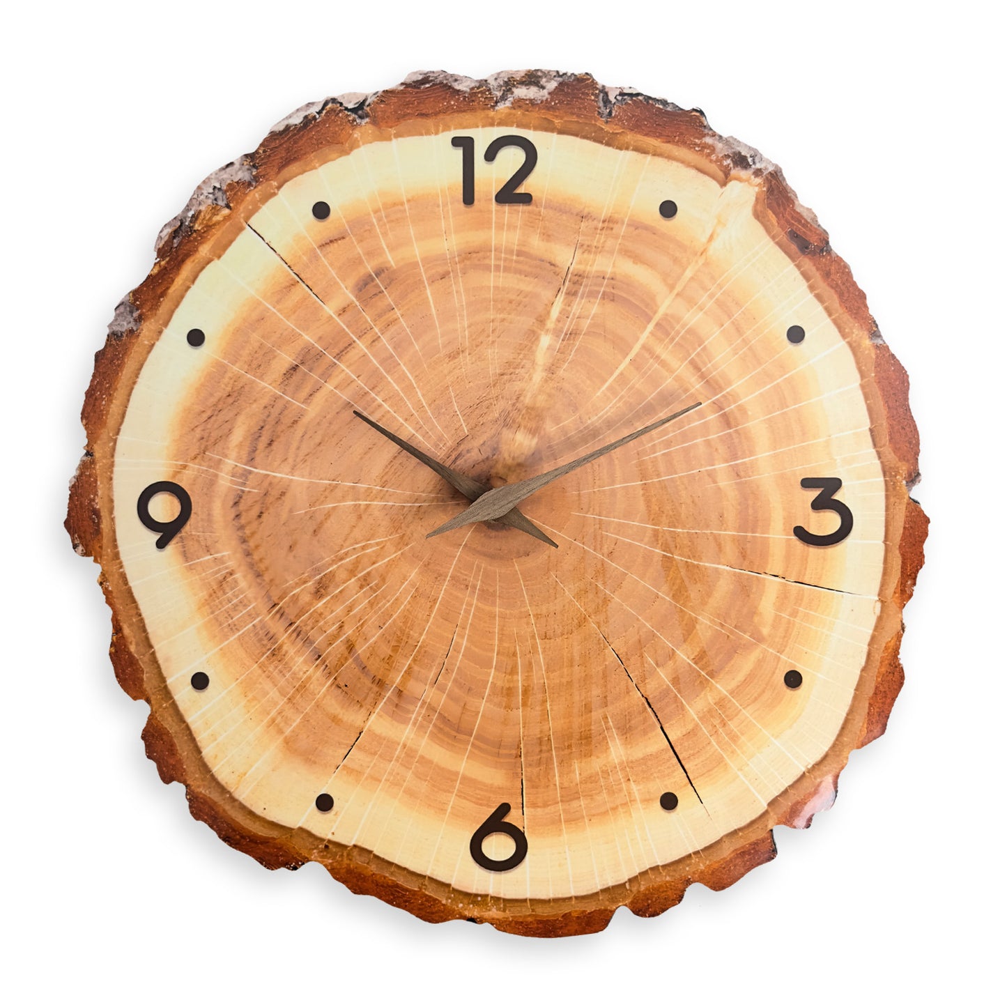 Wooden Style Wall Deco Silent Clock