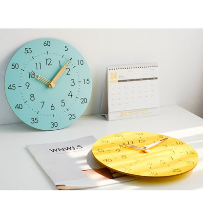 Learning Time Kids Bedroom Silent Wall Clock