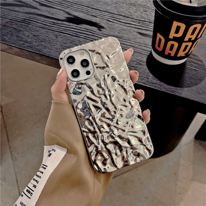 Aluminium Foil Looking Cover for iPhone