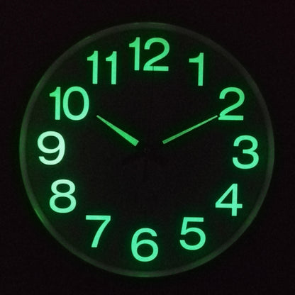 Luminous Classroom Silent Wall Clock 12 Inches