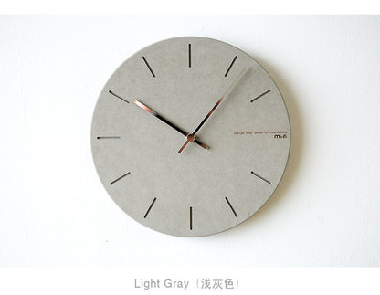 Minimalistic Simple Silent Wall Decoration Clock