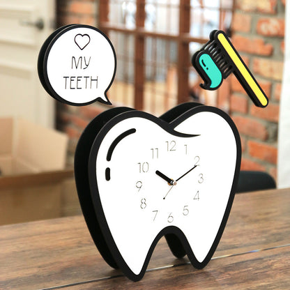 3D Decoration Clock for Dentist Clinic