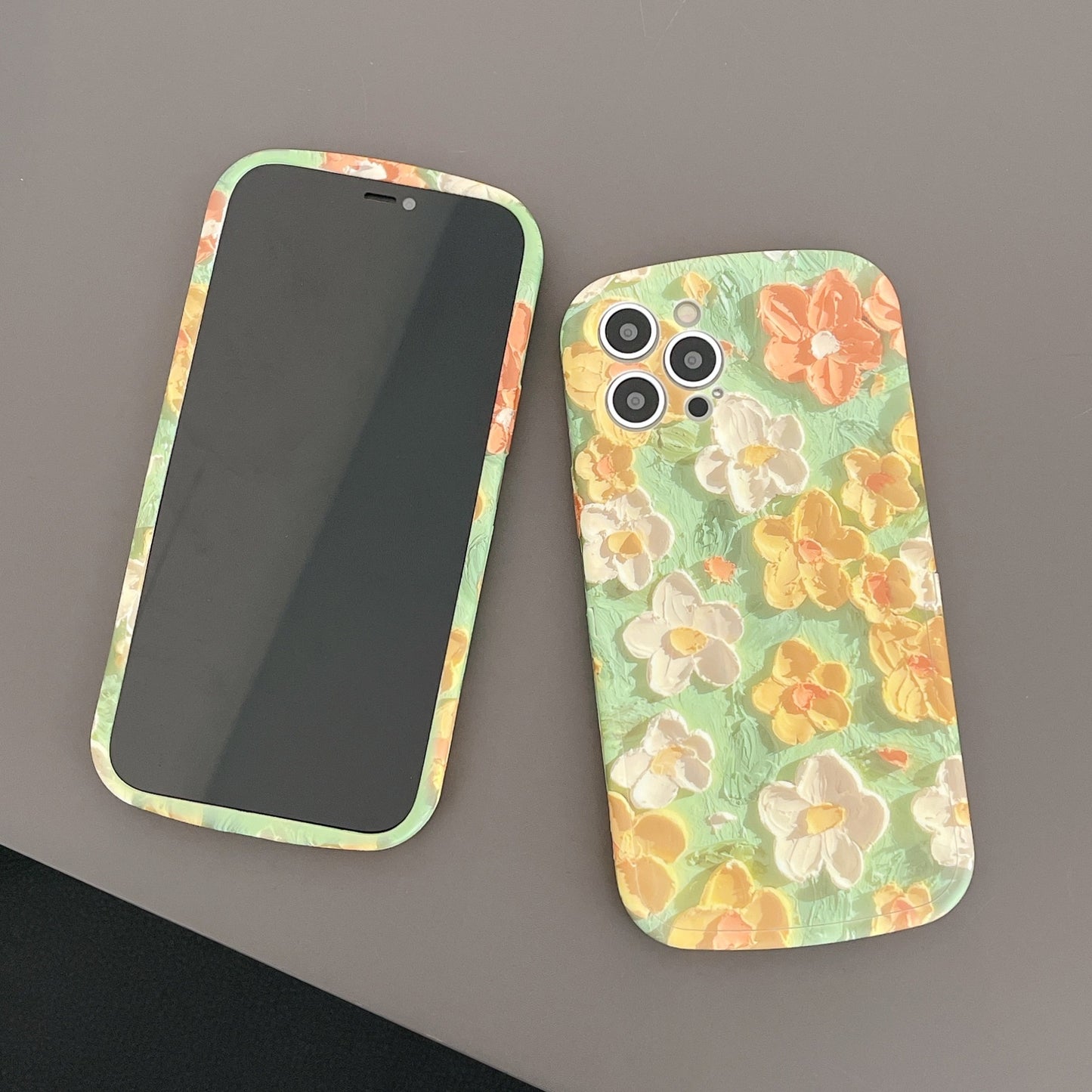 3D Painting Look iPhone Protective Cover with Stand