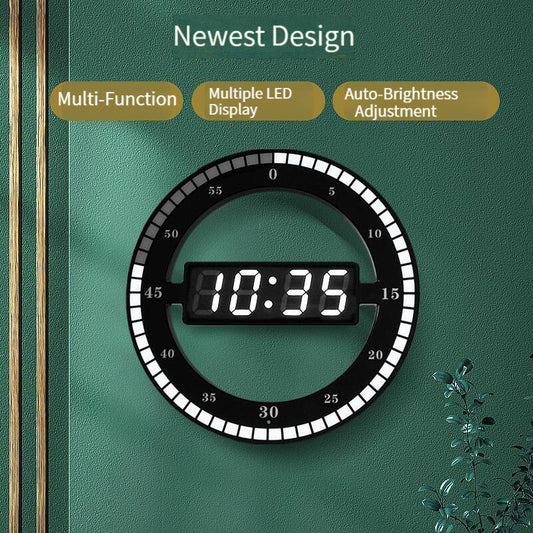 Minimalist Digital Led Wall Decoration Clock Loforay.com