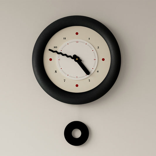 3D Pendulum Analog Wall Silent Clock