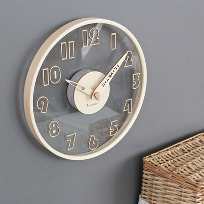 Interesting Analogue Wall Clock for Living Room