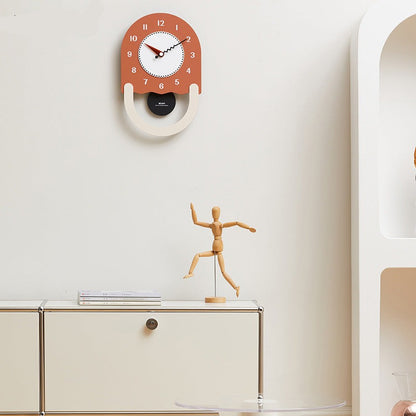 Long Wall Decoration Pendulum Clock for Kids Bedroom