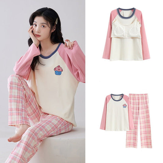 2-Piece PJs for Girls Cute Pyjamas Set 100% Cotton