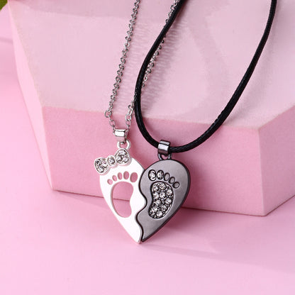 Half Heart Friendship Necklaces Gift Set for 2