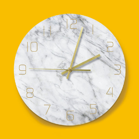 Marble Bedroom Wall Decoration Clock Gift Loforay.com