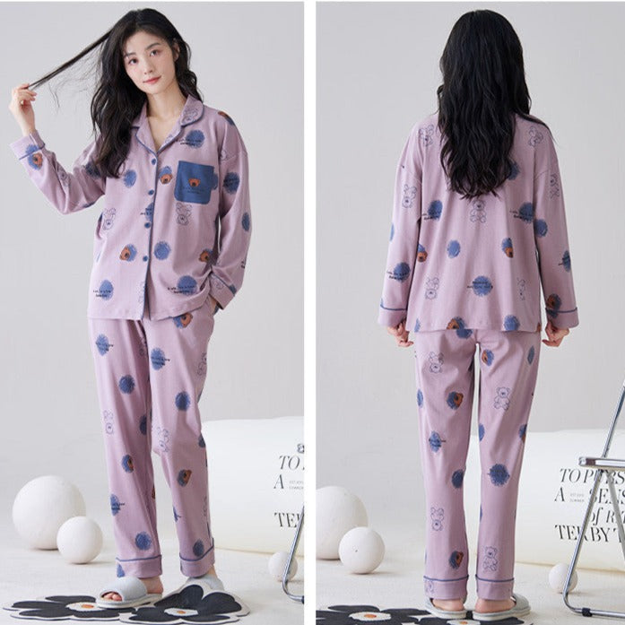 Comfy Loungwear and Pyjamas Set for Women 100% Cotton