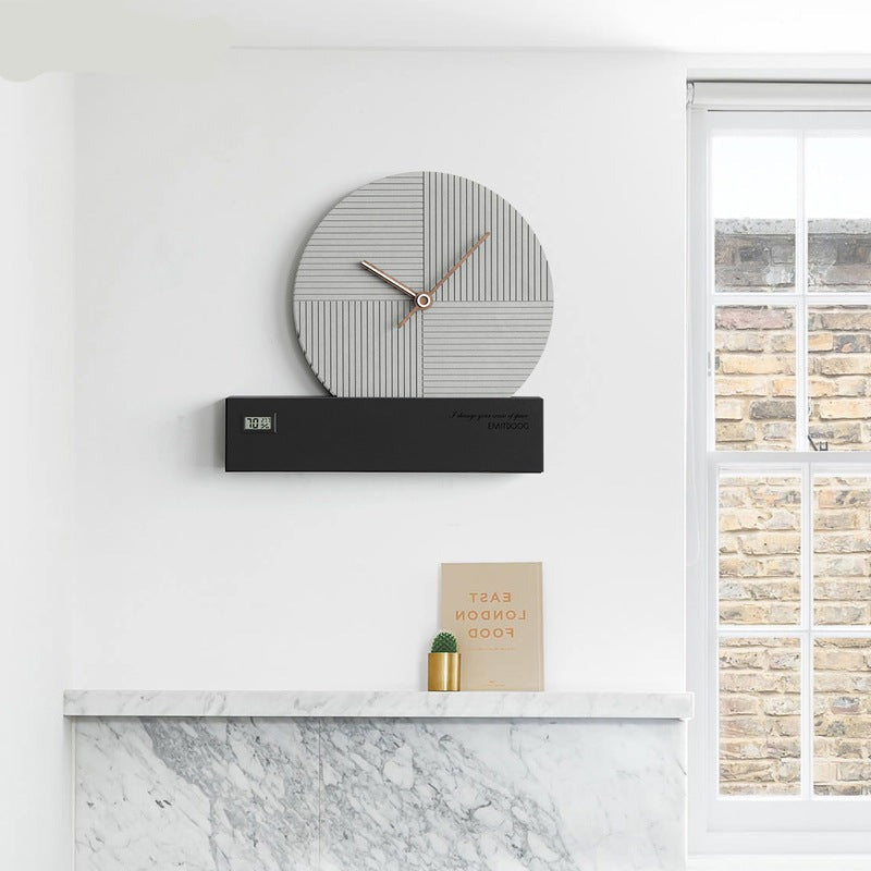 Nordic Minimalist Wall Clock for Home Office