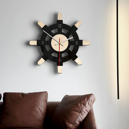 Rudder Analogue Wall Décor Clock for Home