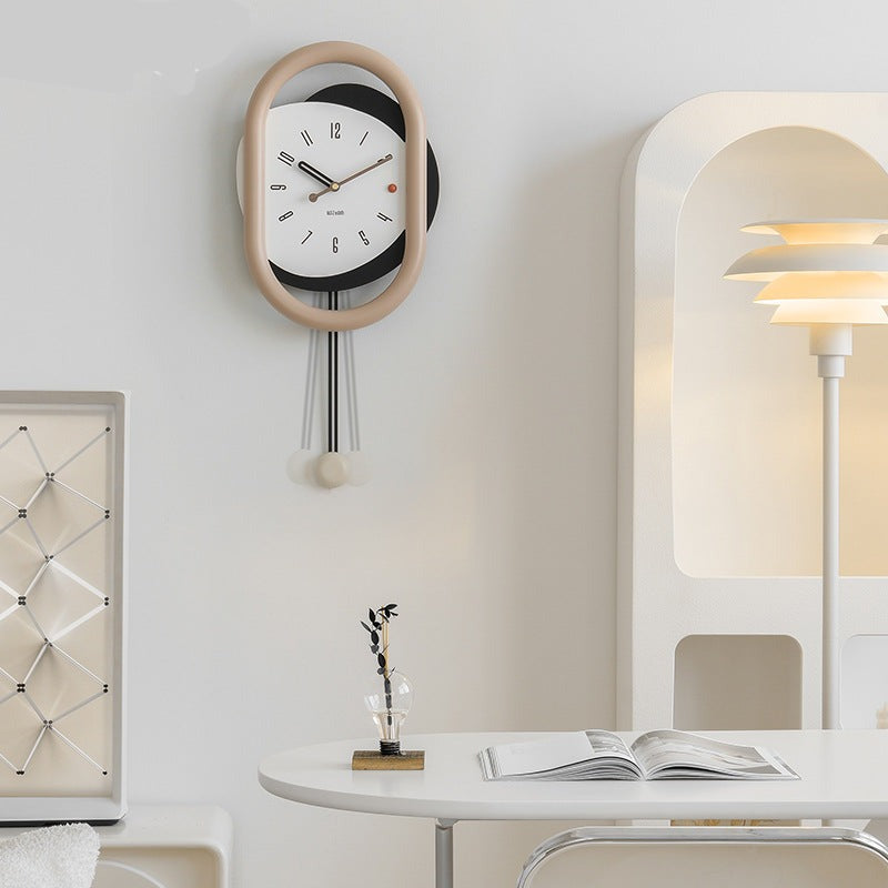3D Decorative Pendulum Clock for Living Room