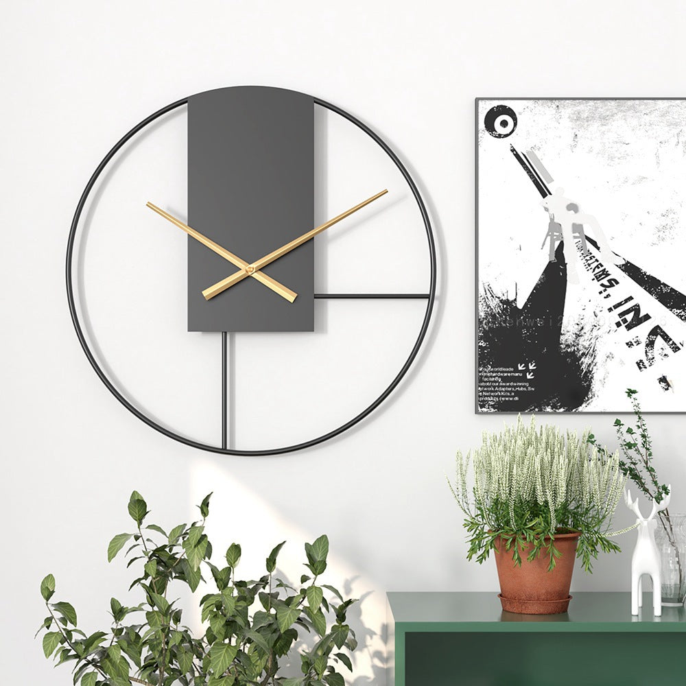 Nordic Modern Large Wall Clock for Livingroom 20 Inches