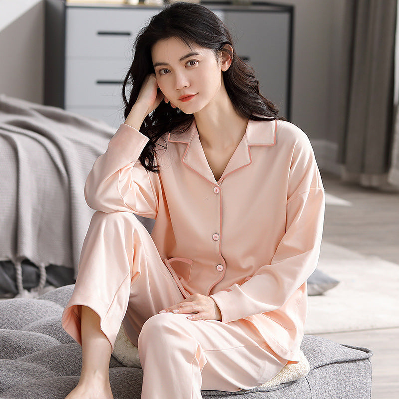 Classic Long Pajamas PJs for Women 100% Cotton