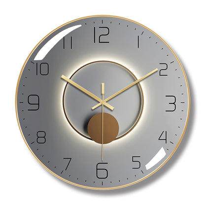 Nordic Silent Wall Clock 12 Inches