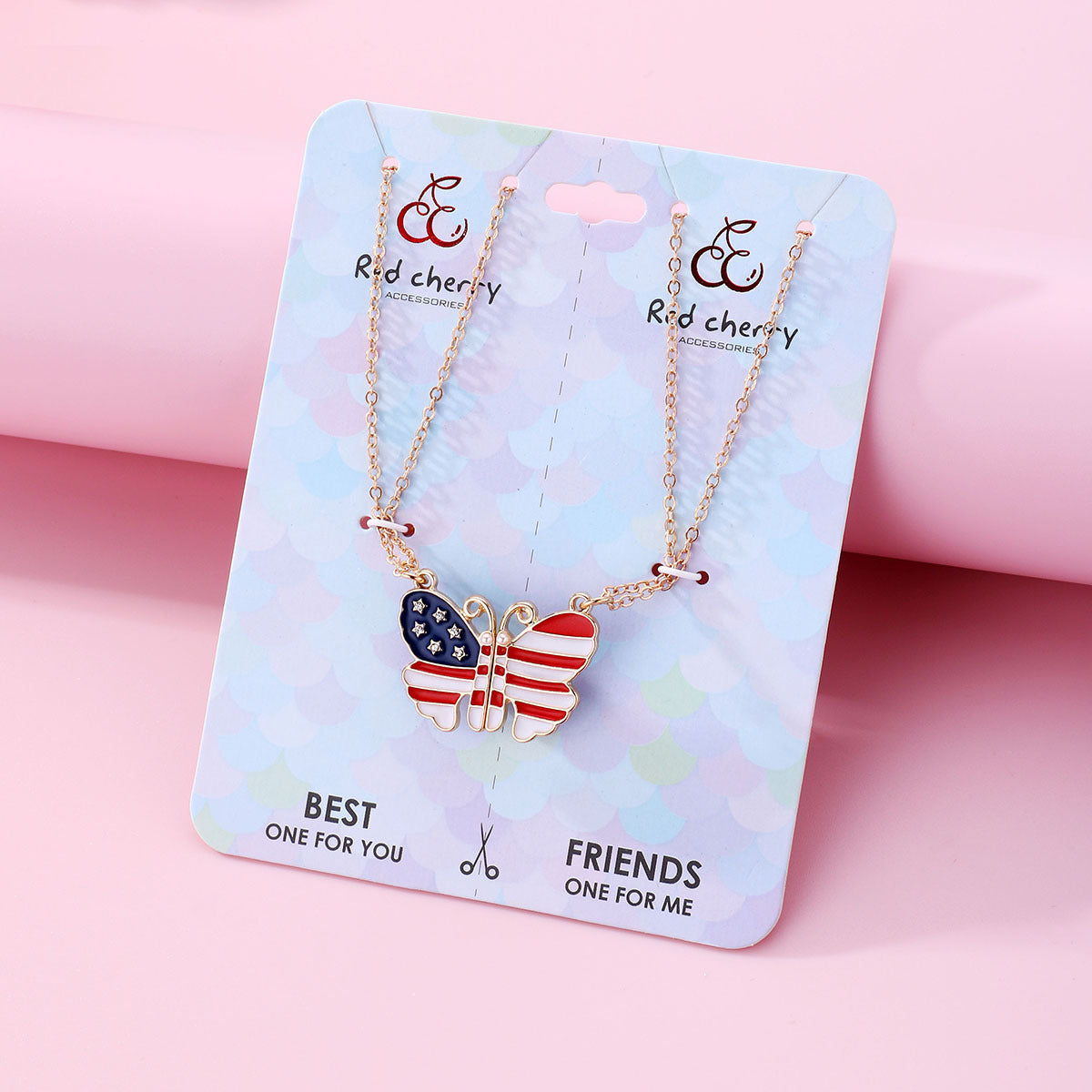 Butterfly Magnetic Best Friend Necklaces Gift Set