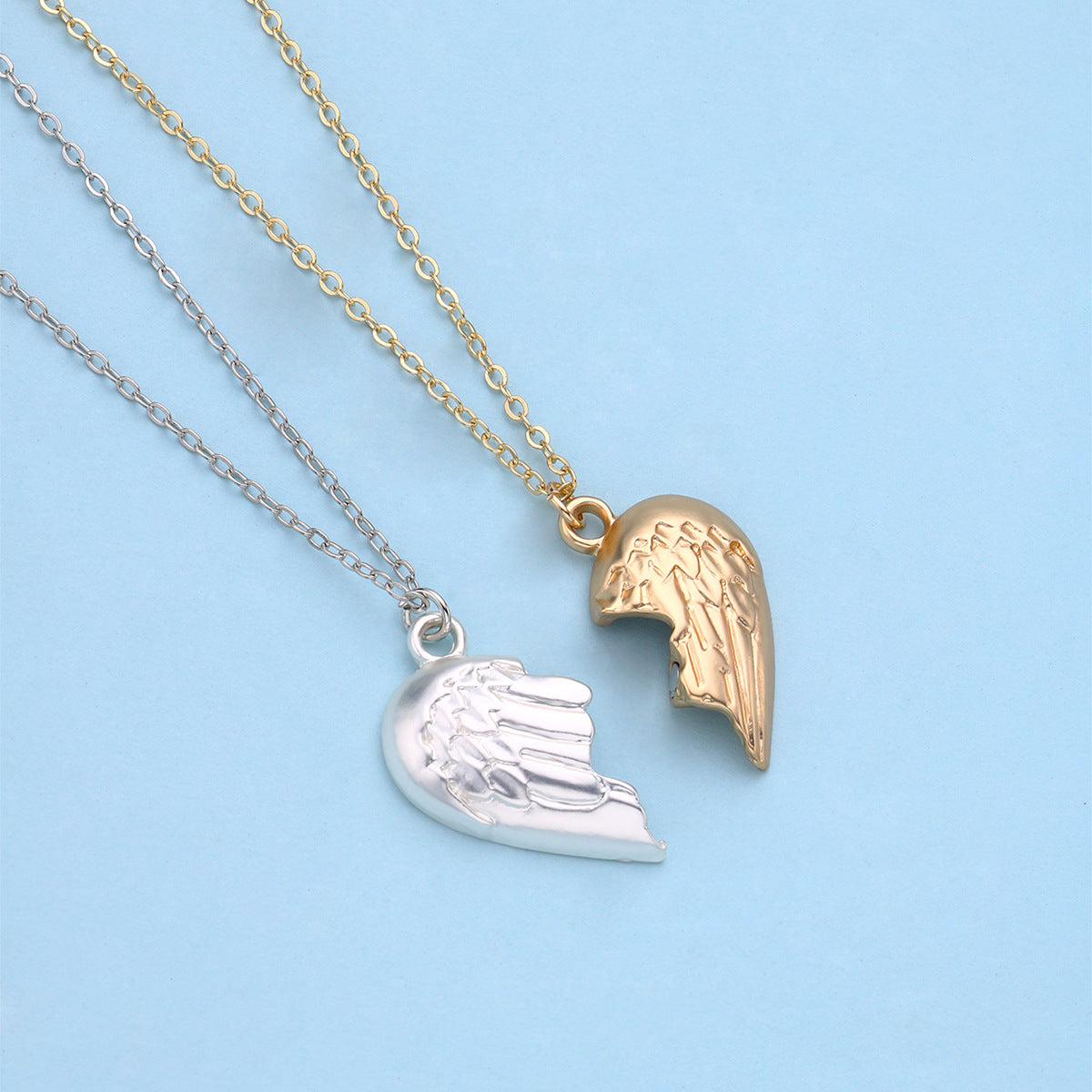 Angel Wings Magnetic Necklaces Gift for Couples