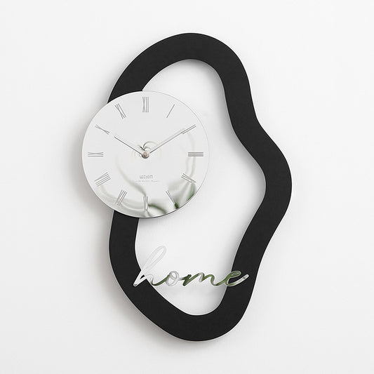 Modern Distorted Wall Clock for Livingroom