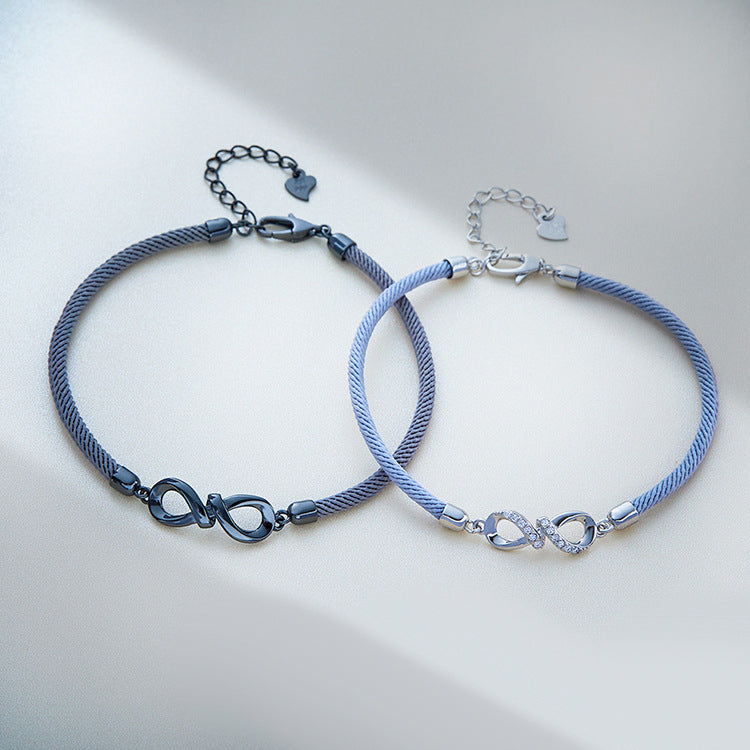 Matching Infinity Promise Bracelets for Couples