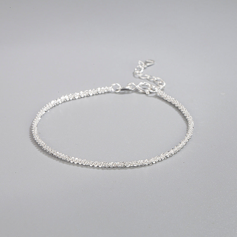 Unique Sparkling Sterling Silver Bracelet Loforay.com