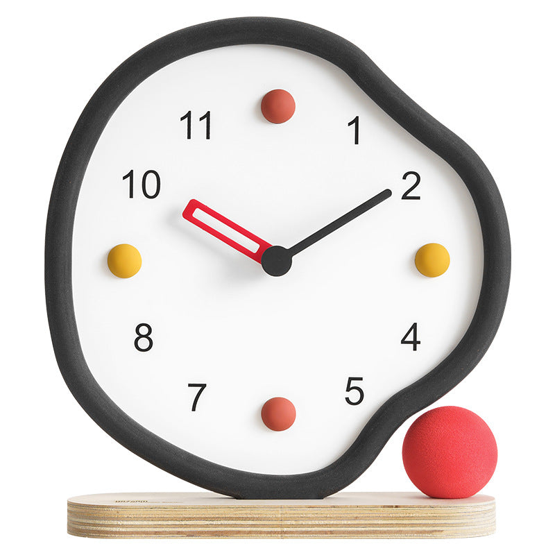 Creative Home Decoration Table Clock for TV Lounge 8 Inches