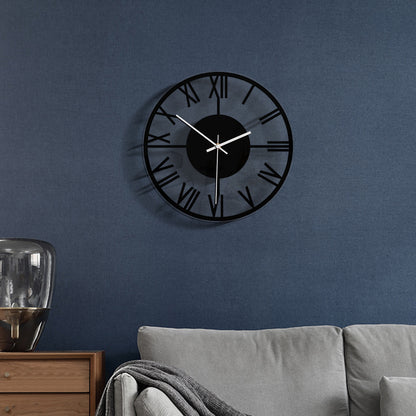 Roman Numerals Noiseless Wall Clock for Home