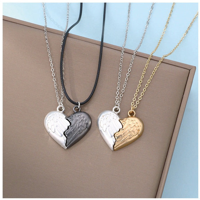 Angel Wings Magnetic Necklaces Gift for Couples