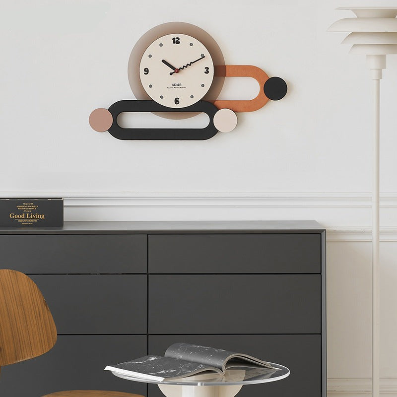 3D Long Decorative Wall Clock for Living Room
