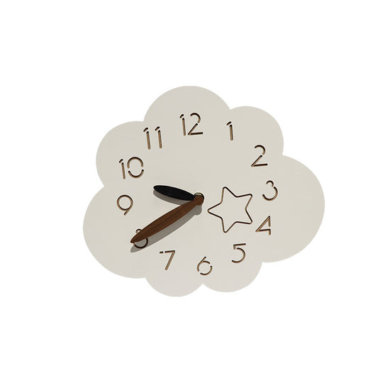 Cute Cloud Silent Wall Décor Clock