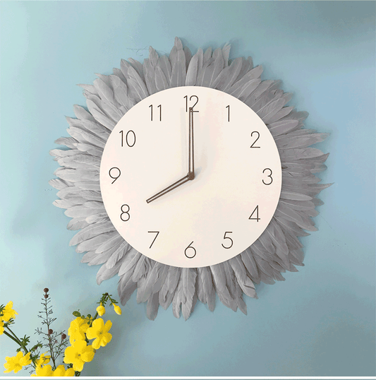 Loforay™ Nordic Roman Numerals Silent Wall Clock