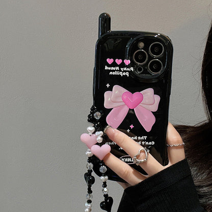 Adorable Black Soft Cover for iPhone