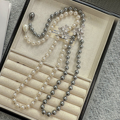 Y-Shaped Pearl Necklace for Women