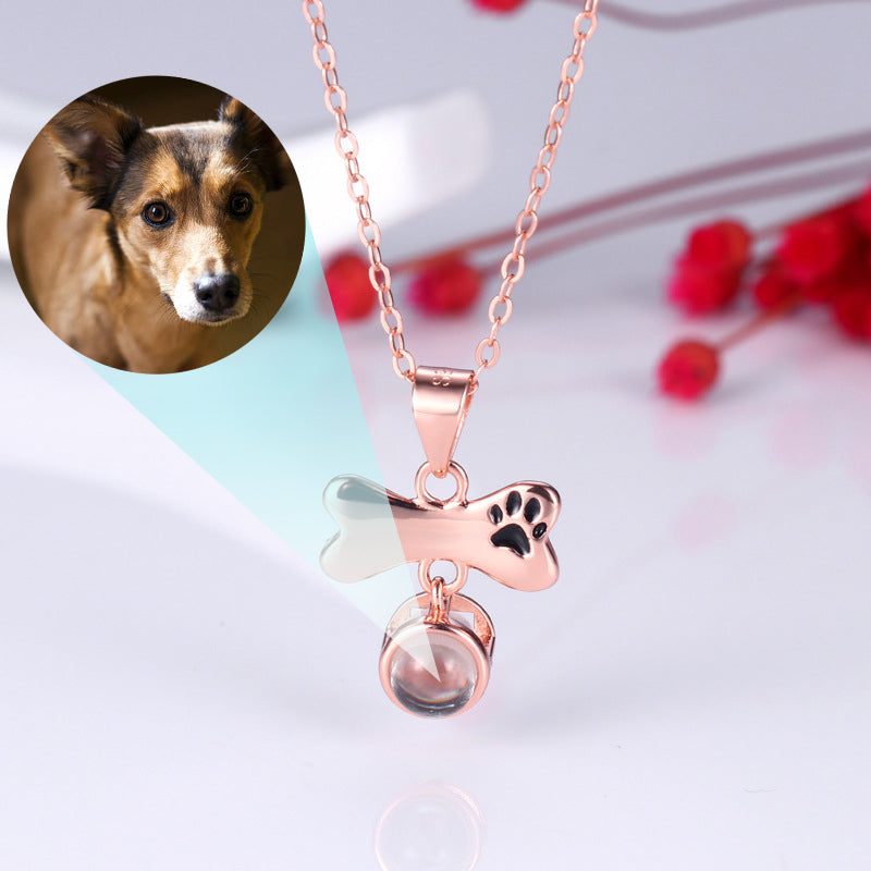 Pet Photo Projection Memorial Pendant