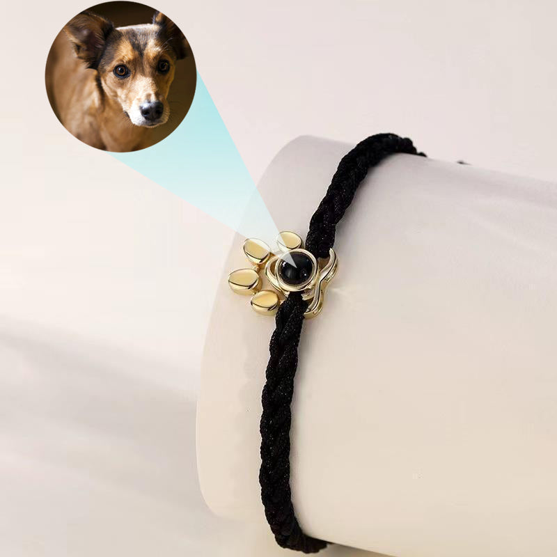 Pet Photo Projection Memorial Bracelet