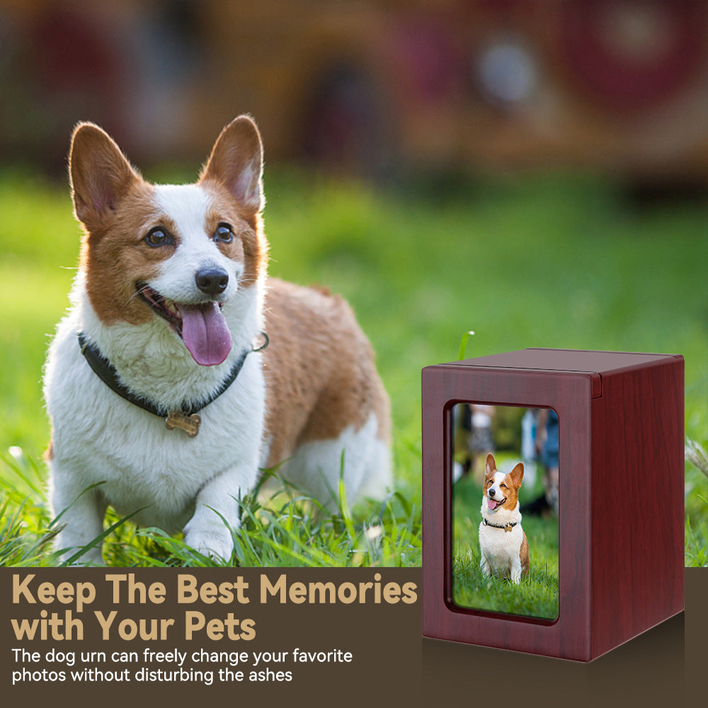 Custom Photo Dog and Cat Pet Memorial Cremation Urn Loforay.com