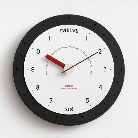 Loforay™ Round Minimalist Wall Deco Silent Clock