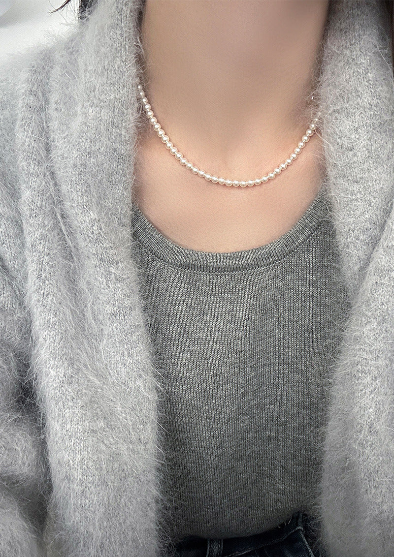 Versatile Trio Pearl Necklace for Women