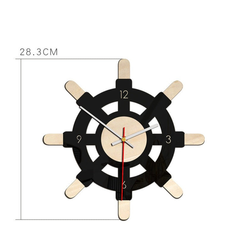 Rudder Analogue Wall Décor Clock for Home