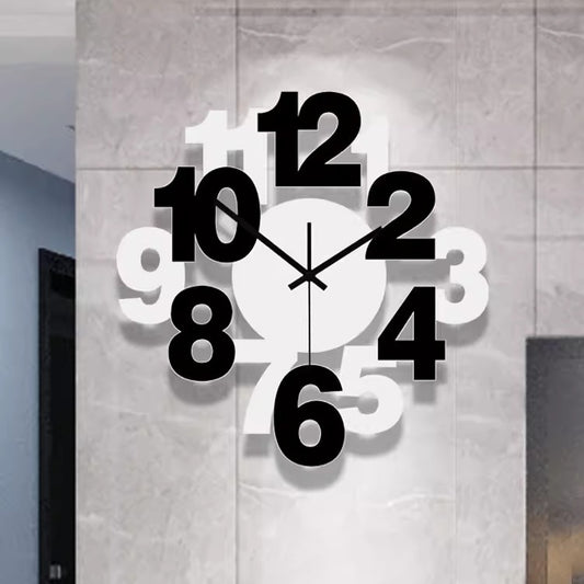 Creative Acrylic Analog Silent Wall Clock