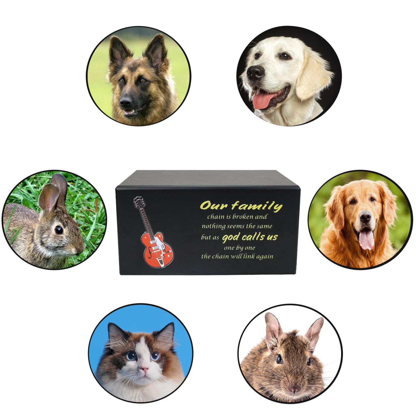 Pet Memorial Photo Frame Gift Custom Urn Keepsake Gift