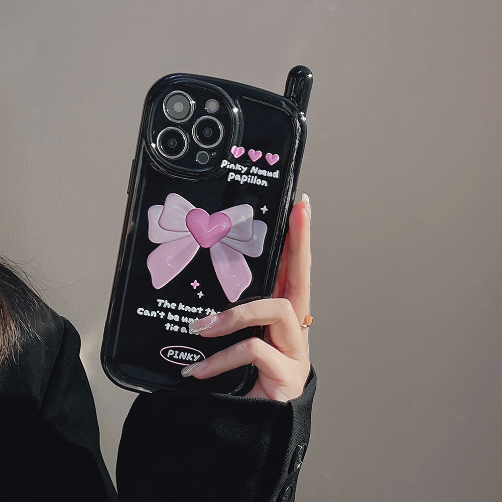 Adorable Black Soft Cover for iPhone