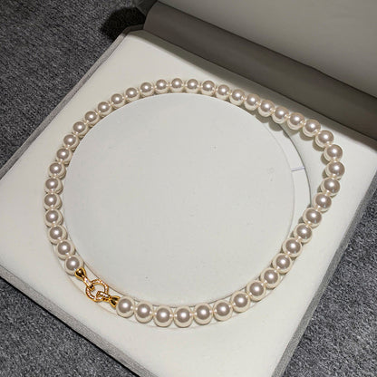 Classic Round Pearl Necklace for Women